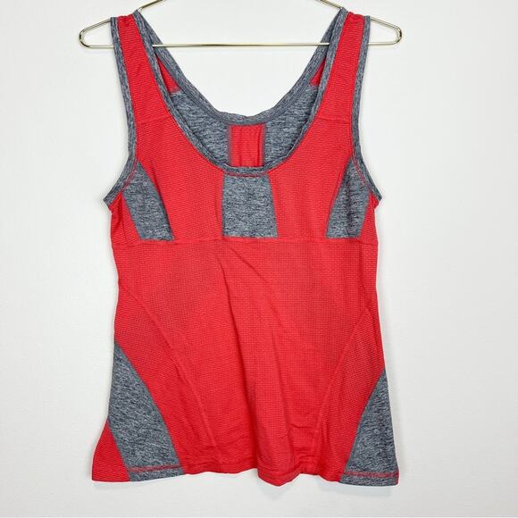Lululemon Run:‎ Recharge Tank Coral Gray Size 4 - Picture 1 of 6